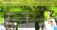 Desktop Screenshot of journeemyelodysplasies.org